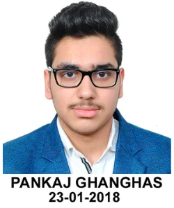 Pankaj Ghanghas Amity International School Sec.46 Accounts 95 Economics 98 Business Studies 95