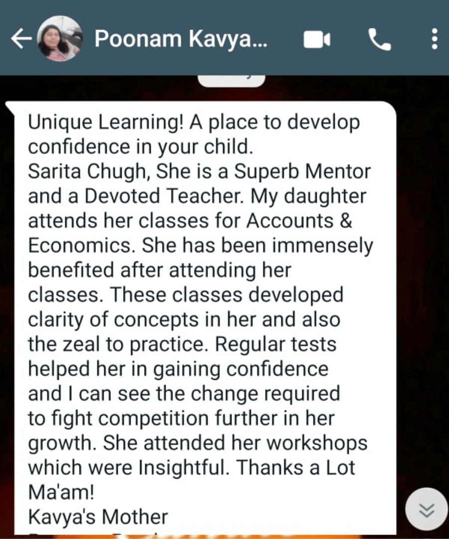 Unique Learning Academy Testimonial